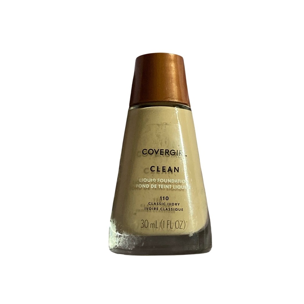 Covergirl Clean Liquid Foundation 110 Classic Ivory Normal Skin 1 fl oz 30ml